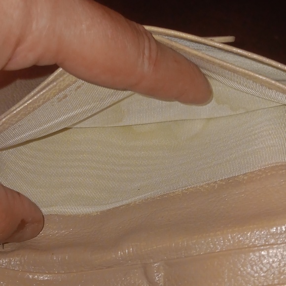 BVLGARI PINK CANVAS AND LEATHER LONG TRIFOLD WALLET - Picture 14 of 16